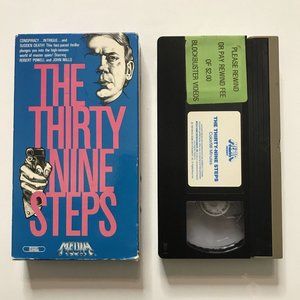 The Thirty Nine Steps Robert Powell John Mills 1985 VHS